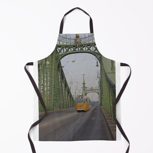 Item preview, Vintage tram on Liberty Bridge, Budapest designed and sold by Random Railways.