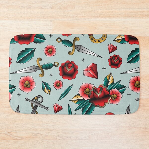 Item preview, Tattoo pattern -Old School designed and sold by Maggie Vieira.