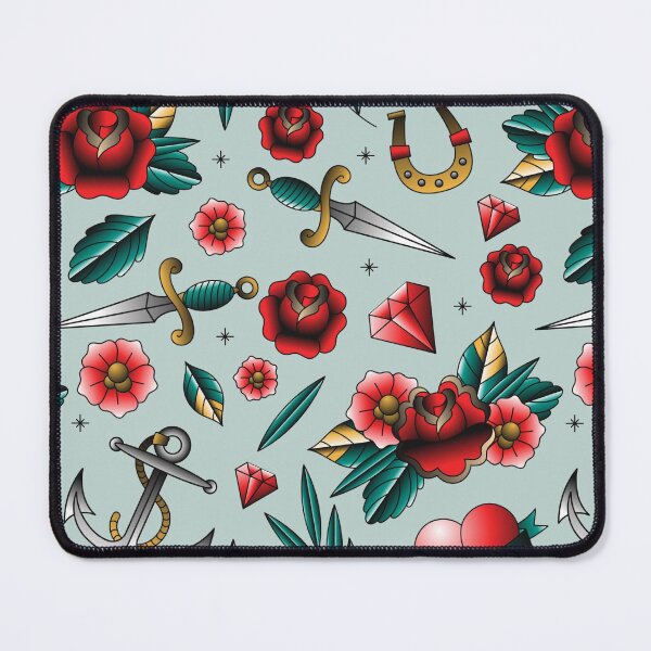 Item preview, Tattoo pattern -Old School designed and sold by Maggie Vieira.