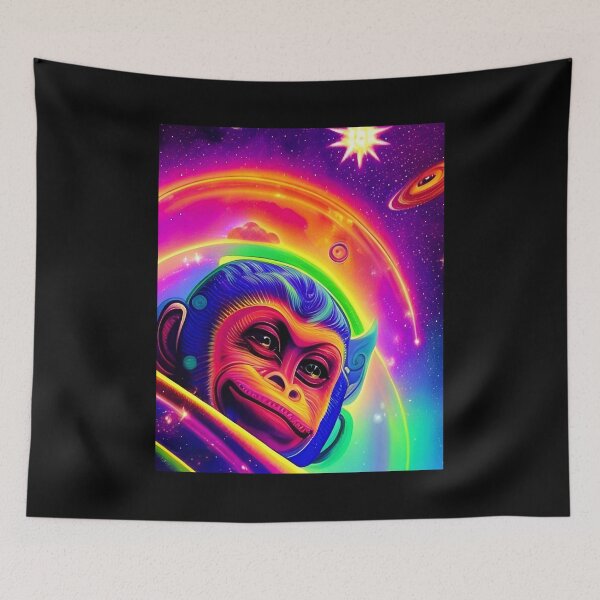 Item preview, Spacemonkey. Trippy Monkeynaut Astronaut in Space designed and sold by Neo-Expression.
