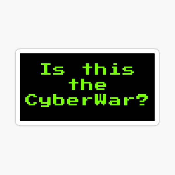 Item preview, Cyberwar designed and sold by TrashPandaSec.