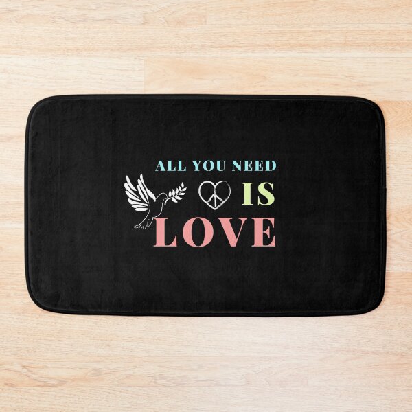 Item preview, All you need is love - peace sign, pink theme, love designed and sold by NaNapolitano.