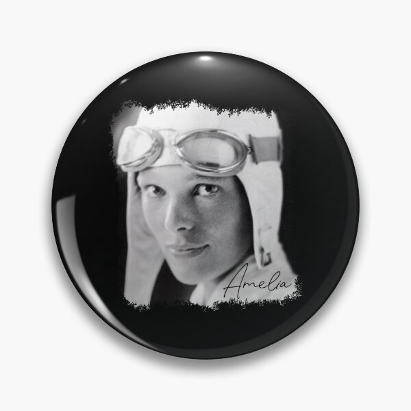 Item preview, Amelia Earhart B&W designed and sold by historeetees1.