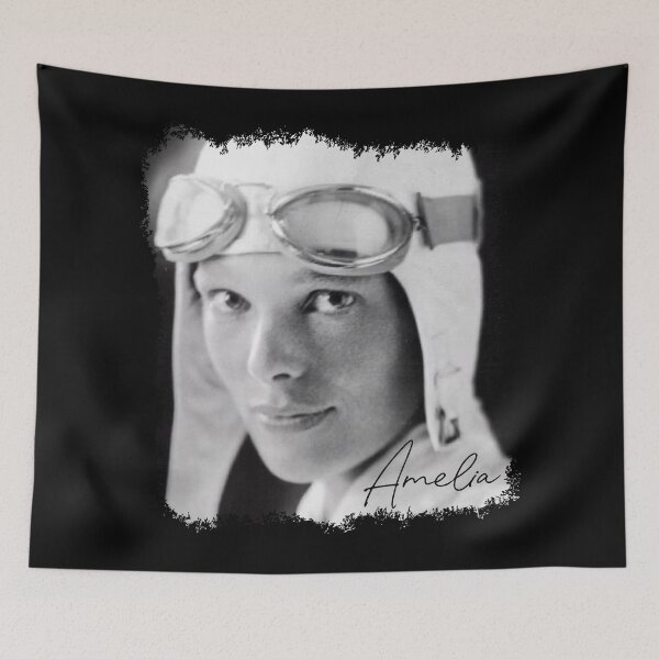 Item preview, Amelia Earhart B&W designed and sold by historeetees1.