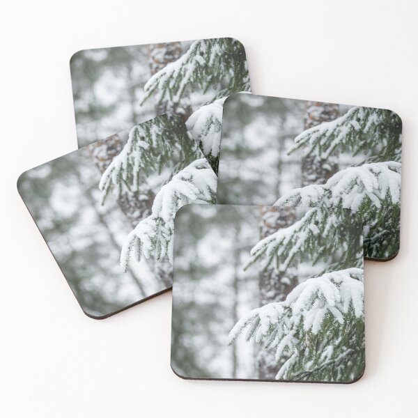 Item preview, Pine Tree with Snow | Christmas tree designed and sold by PhotosByVille.