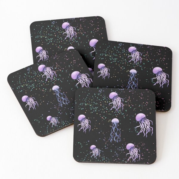 Item preview, Jellyfish in the deep blue sea designed and sold by tiyaran.