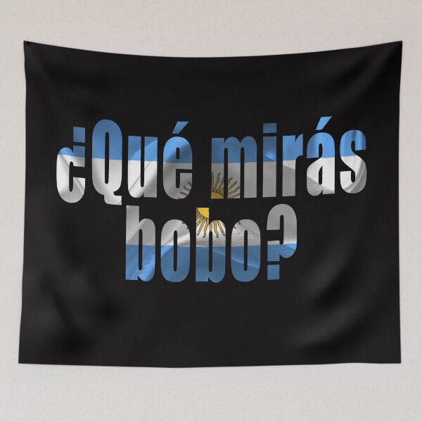 Item preview, Argentina - Qué Miras Bobo designed and sold by TshirtMore.