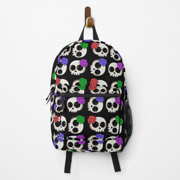 Item preview, Four Cartoon Skulls with Roses designed and sold by iduzarts.