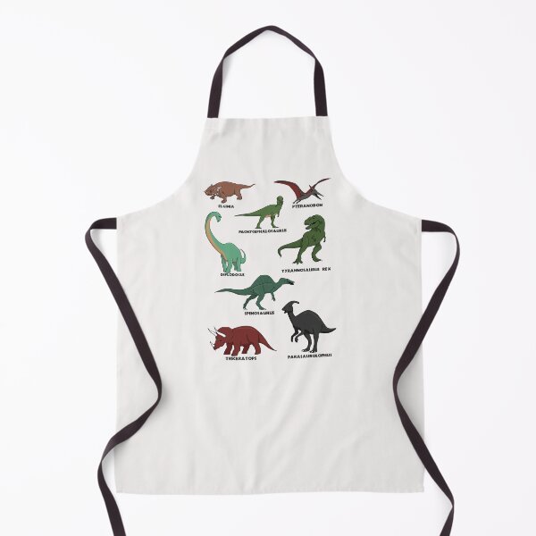 Item preview, Dinosaur sheet with multiple cartoon drawings and labels designed and sold by KyttsyKrafts.
