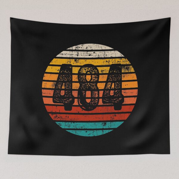 Item preview, Distressed Vintage Sunset 484 Area Code designed and sold by Gold Wings Tees.