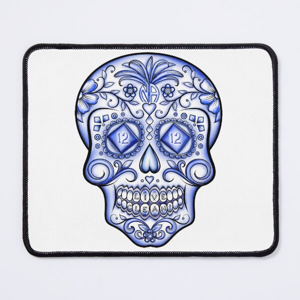 Item preview, NA Blue Sugar Skull designed and sold by NA-WEARS.