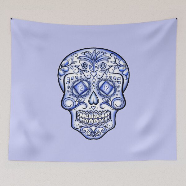 Item preview, NA Blue Sugar Skull designed and sold by NA-WEARS.