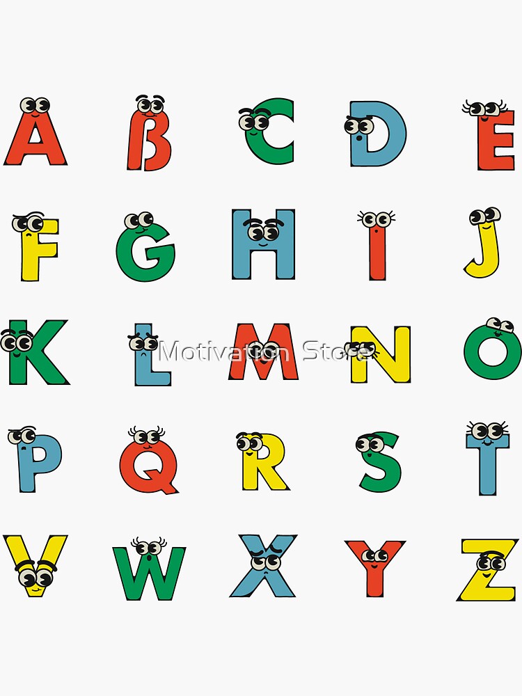 Shop Alphabet Lore Stickers with great discounts and prices online - Dec  2023