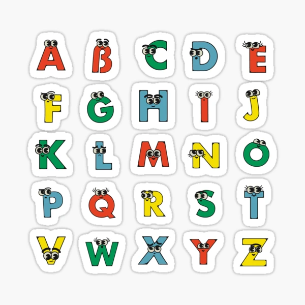 Shop Alphabet Lore Stickers with great discounts and prices online - Dec  2023