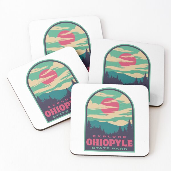 Item preview, Ohiopyle State Park Retro Sunset designed and sold by HalpinDesign.