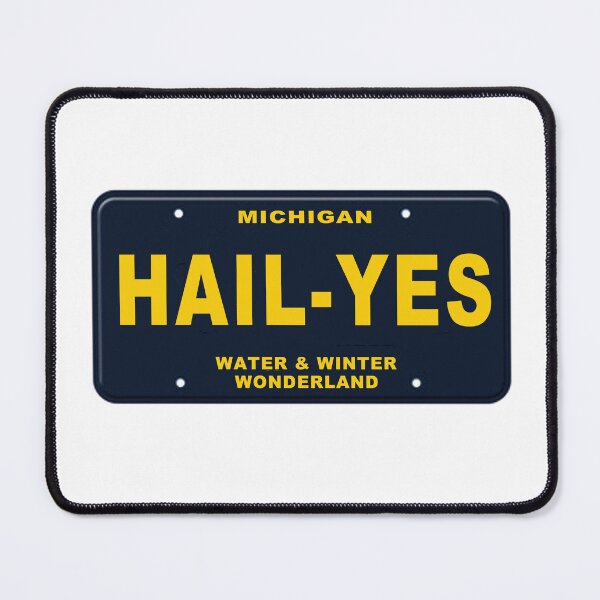 Item preview, Michigan License Plate Hail Hail-Yes Ann Arbor designed and sold by Beedy Speedy.