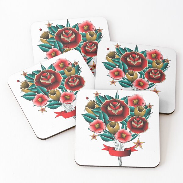 Item preview, Flower Tattoo-old school  designed and sold by Maggie Vieira.