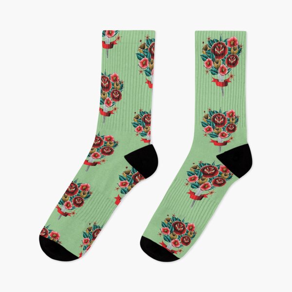 Item preview, Flower Tattoo-old school  designed and sold by Maggie Vieira.