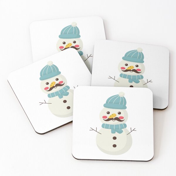 Item preview, Funny Snowman With Mustache And Carrot designed and sold by Mhayra.