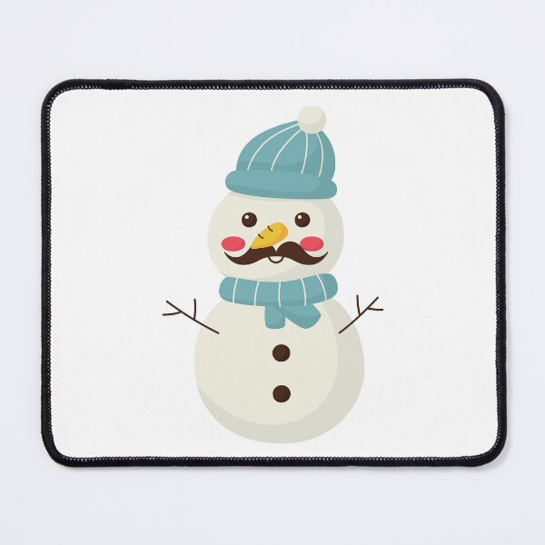 Item preview, Funny Snowman With Mustache And Carrot designed and sold by Mhayra.