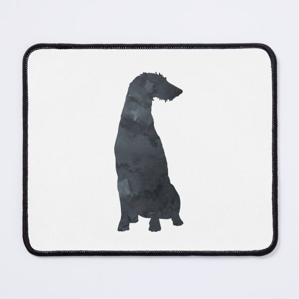 Item preview, Deerhound Black Dog Silhouette, Simple, Minimalist designed and sold by BittenByErmines.