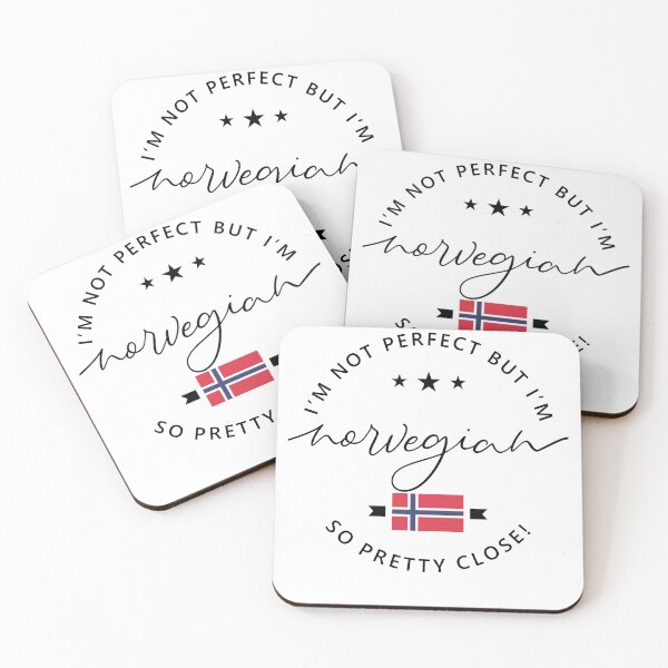 Item preview, I AM NOT PERFECT, BUT I AM NORWEGIAN. SO PRETTY CLOSE! designed and sold by ceconellolopes.