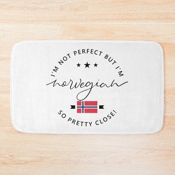 Item preview, I AM NOT PERFECT, BUT I AM NORWEGIAN. SO PRETTY CLOSE! designed and sold by ceconellolopes.