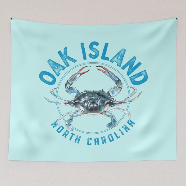 Item preview, Oak Island North Carolina Blue Crab Design designed and sold by Futurebeachbum.