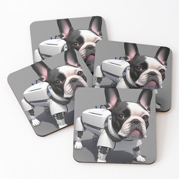 Item preview, Robot Dogs Frenchie 1 designed and sold by HappyAiCcidents.