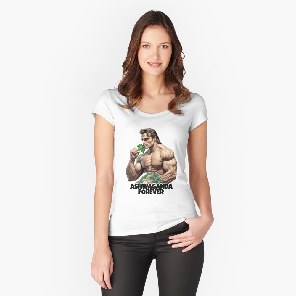 Item preview, Fitted Scoop T-Shirt designed and sold by JigglePeek.