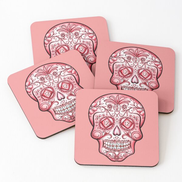 Item preview, NA Red Sugar Skull designed and sold by NA-WEARS.