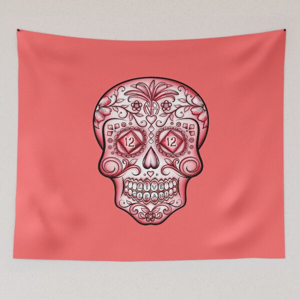 Item preview, NA Red Sugar Skull designed and sold by NA-WEARS.