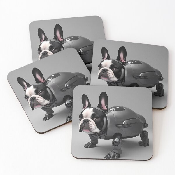 Item preview, Robot Dogs Frenchie 2 designed and sold by HappyAiCcidents.