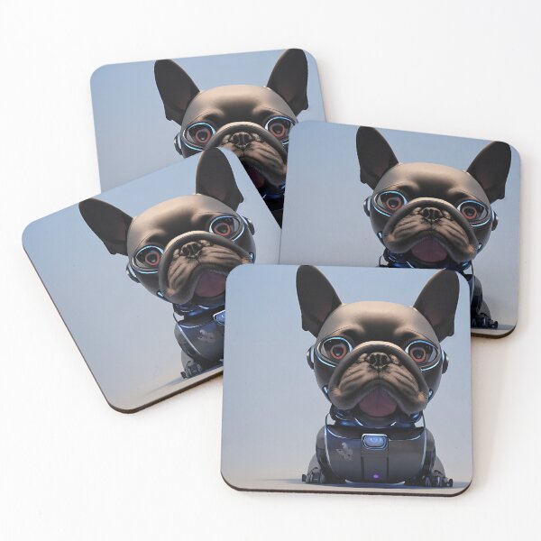 Item preview, Robot Dogs Frenchie 3 designed and sold by HappyAiCcidents.