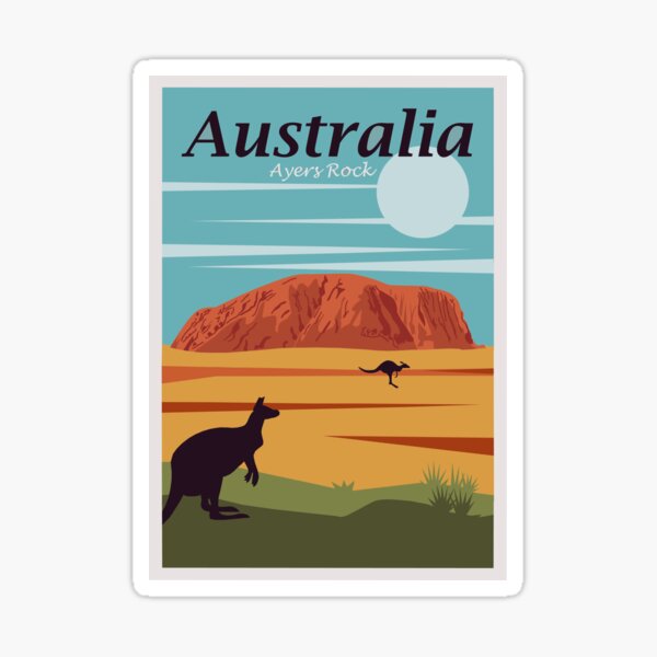 Vista previa del artículo con la obra «Australia-Ayers Rock», diseñado y vendido por iamdesigns14.