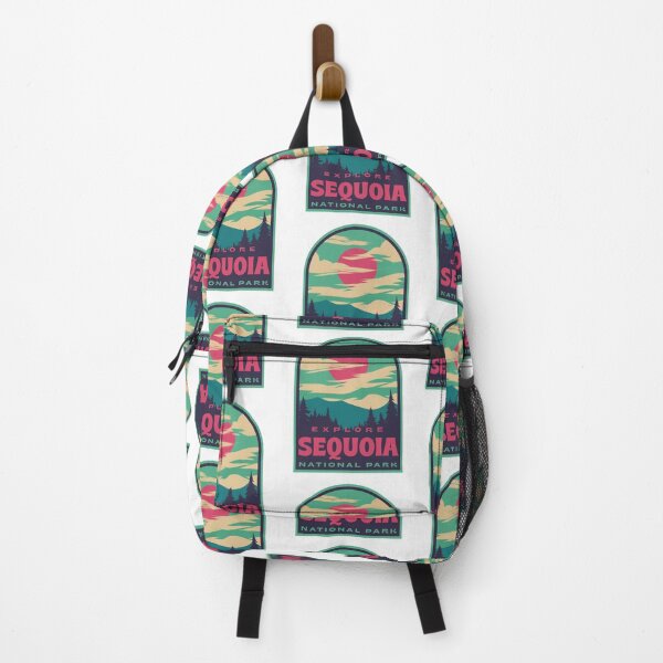 Artikelvorschau, Sequoia National Park Retro Sunset entworfen und verkauft von HalpinDesign.