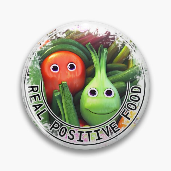 Item preview, vegetables, Real Positive Food! designed and sold by Digisabella.