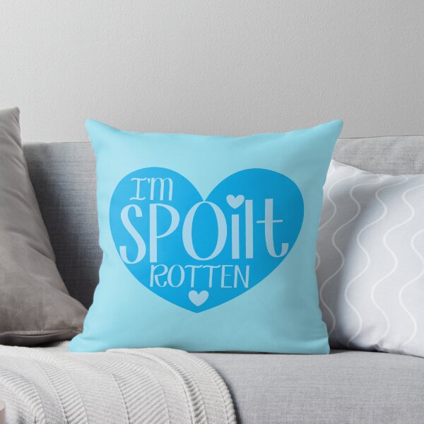 Item preview, I'm spoilt rotten heart in blue designed and sold by jazzydevil.