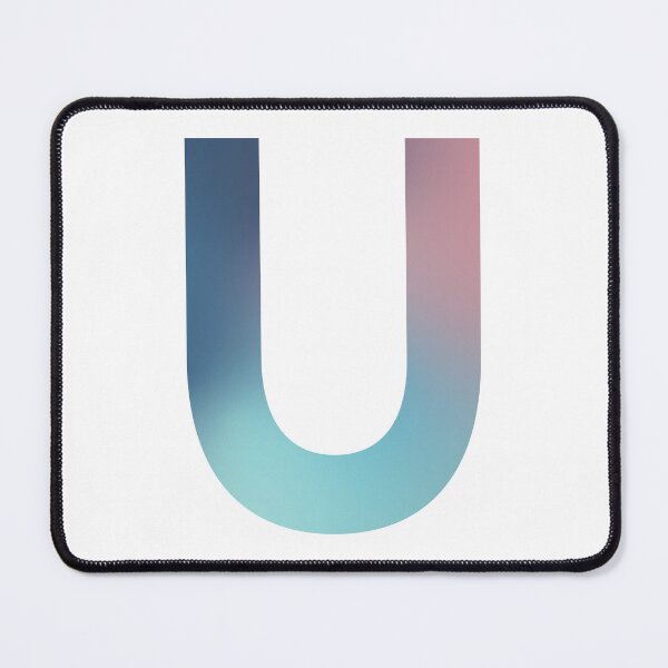 Item preview, Gradient Letter U Initial Alphabet designed and sold by murialbezanson.