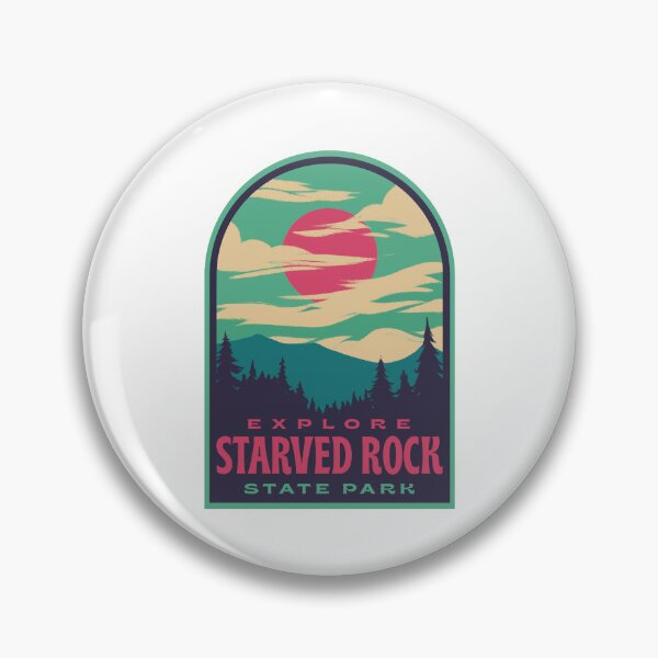 Item preview, Starved Rock State Park Retro Sunset designed and sold by HalpinDesign.