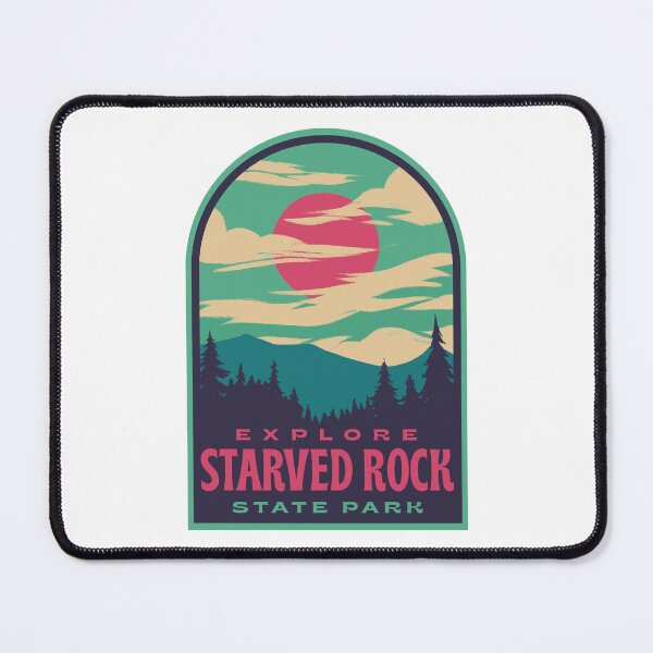 Item preview, Starved Rock State Park Retro Sunset designed and sold by HalpinDesign.
