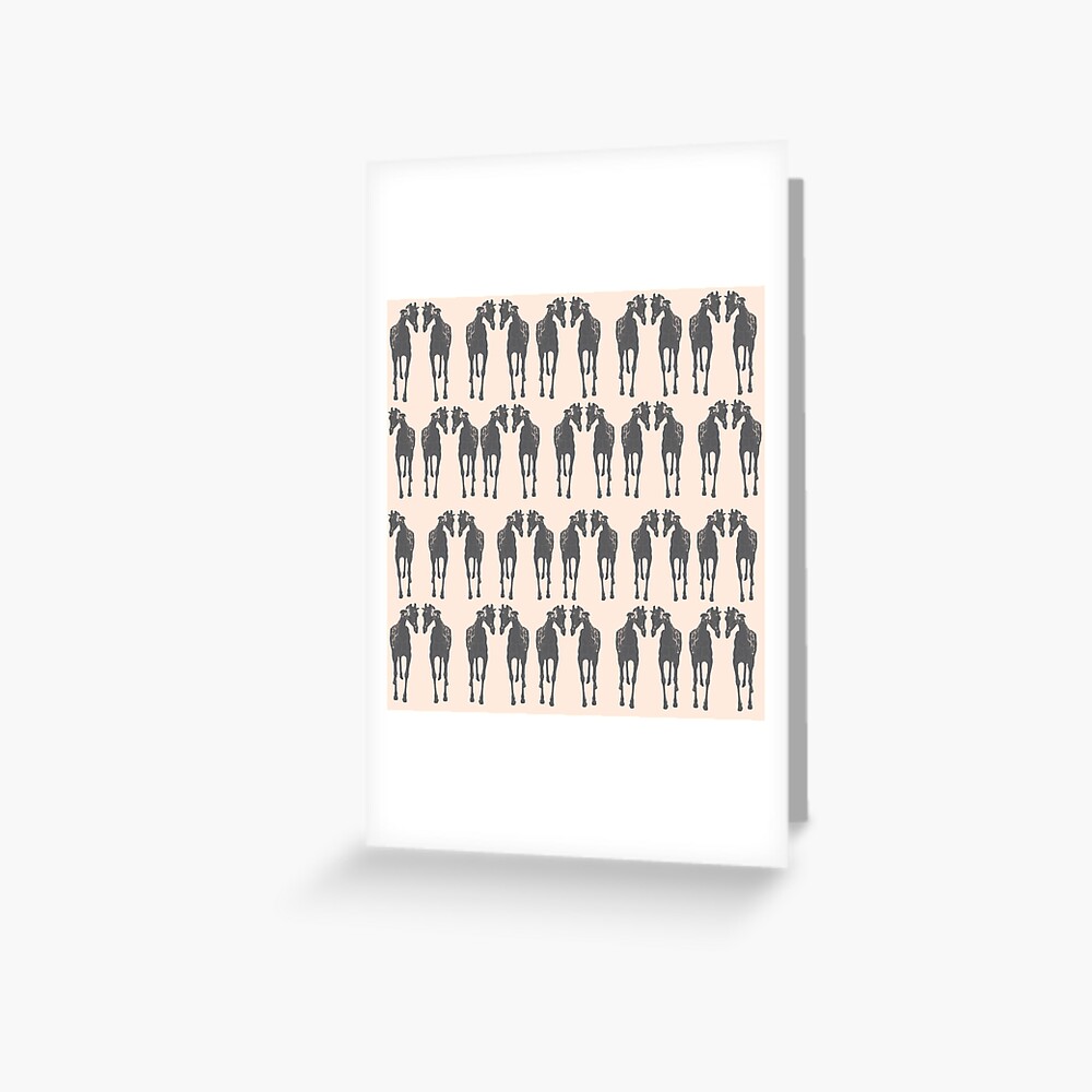Sticking his neck out Greeting Card