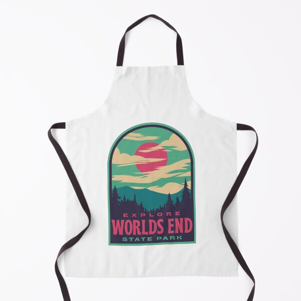 Item preview, Worlds End State Park Retro Sunset designed and sold by HalpinDesign.