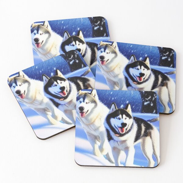 Aperçu de l'œuvre Huskies Huskies créée et vendue par HuskyHuskiesUK.