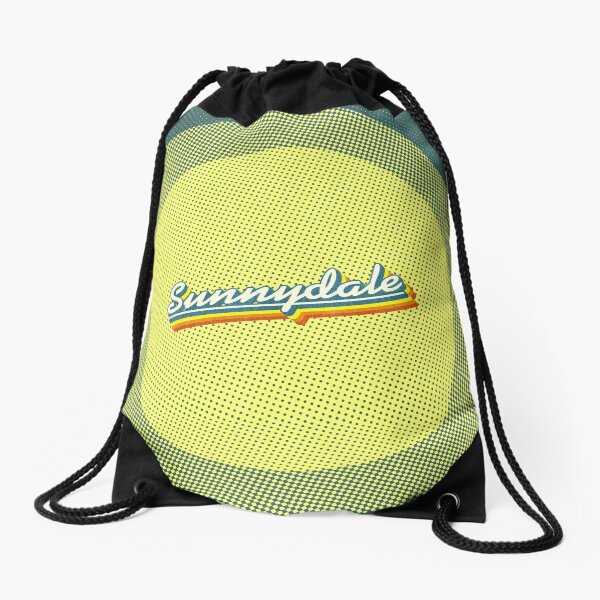 Sunnydale | Retro Rainbow Drawstring Bag
