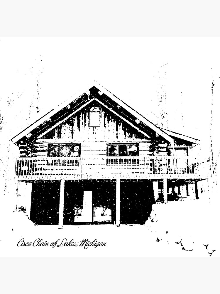 "Cabin, Cisco Chain of Lakes, Rustic, Michigan, Upper Peninsula