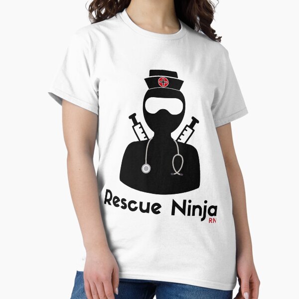 Item preview, Rescue Ninja - Funny Registered Nurse designed and sold by mrsmitful.