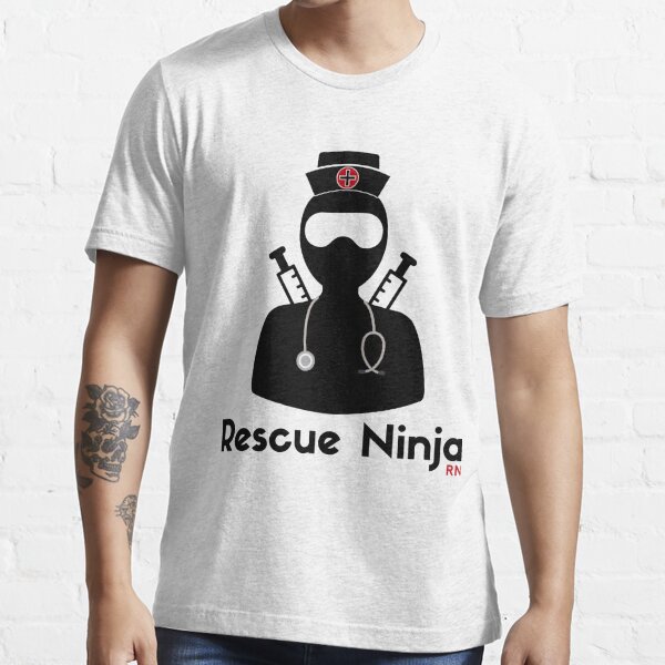 Rescue Ninja Funny Registered Nurse T Shirt For Sale By Mrsmitful