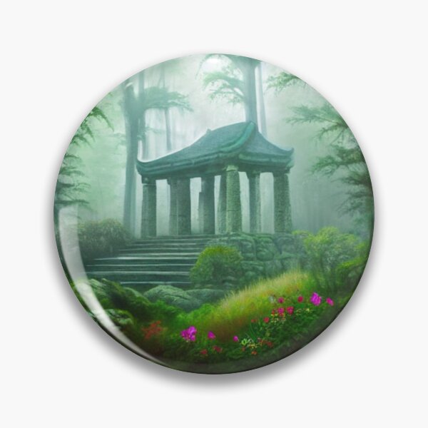 Item preview, Lost Forest Temple 9 - Throw Pillows and Prints.  designed and sold by ScatterHub.