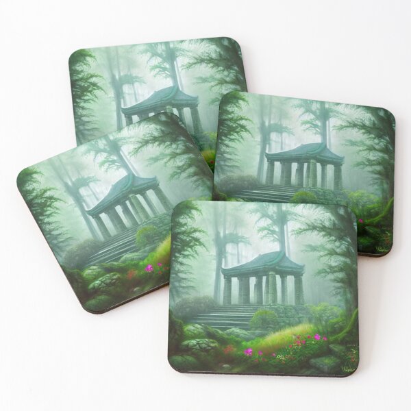 Item preview, Lost Forest Temple 9 - Throw Pillows and Prints.  designed and sold by ScatterHub.
